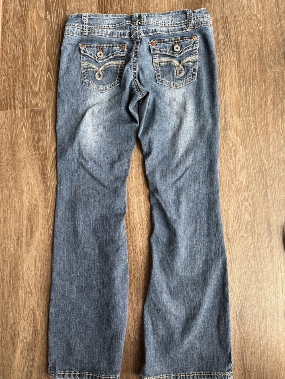 Angels Y2K Flare Leg Jeans - Picture 6 of 7